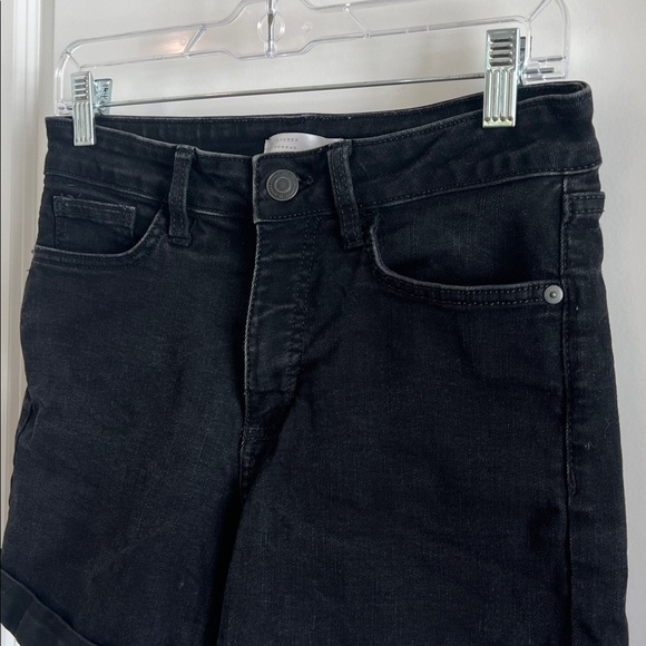 LC Lauren Conrad Black Jean Shorts - Picture 3 of 7